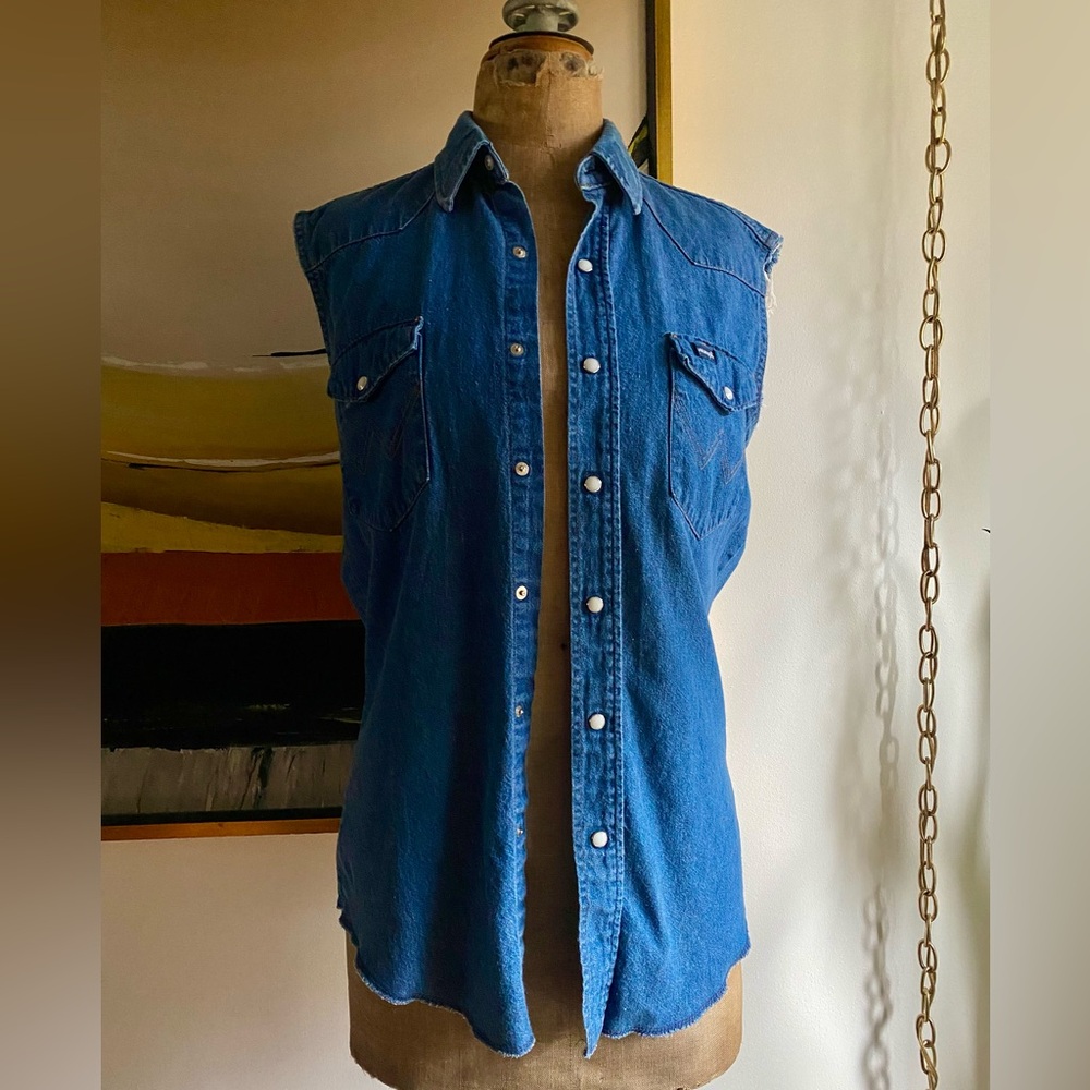 VTG Wrangler Western Pearl Snap